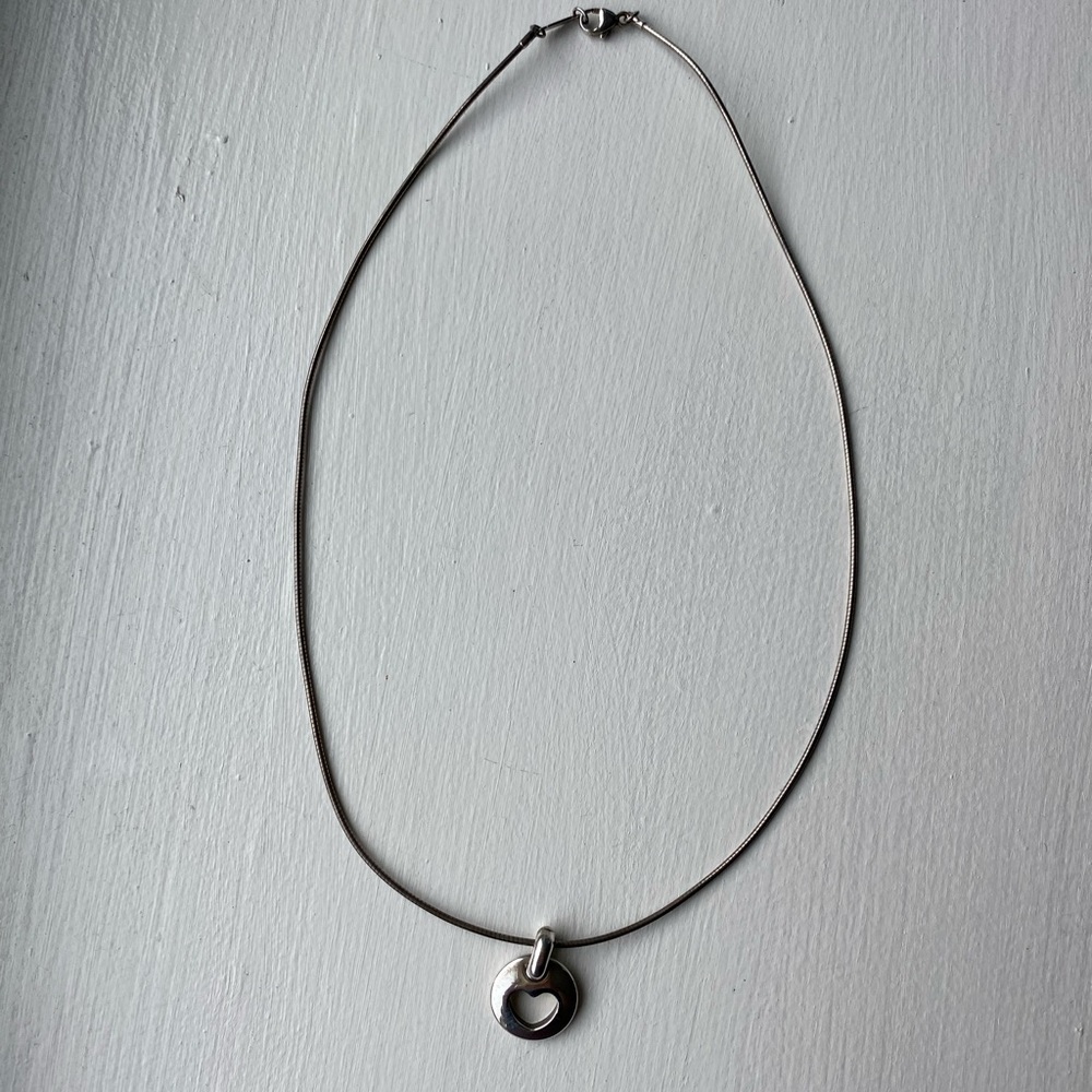 Tiffany’s heart necklace